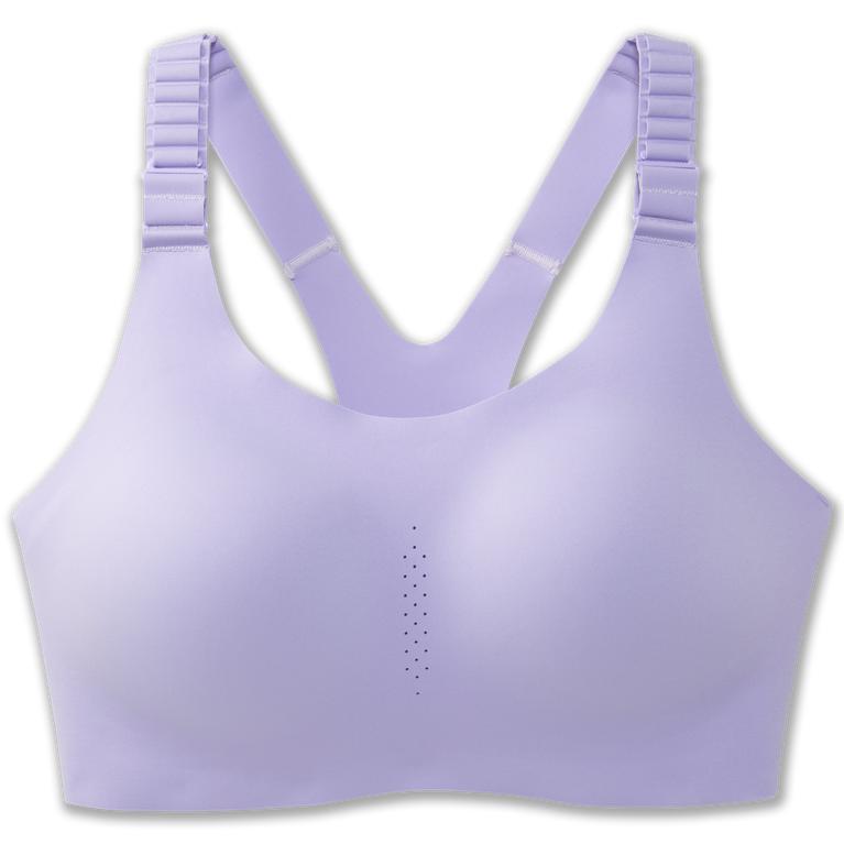 Brooks Dare Racerback 2.0 Sports Women's Running Bra - Lavender Purple/Violet Dash (75426-OAIR)